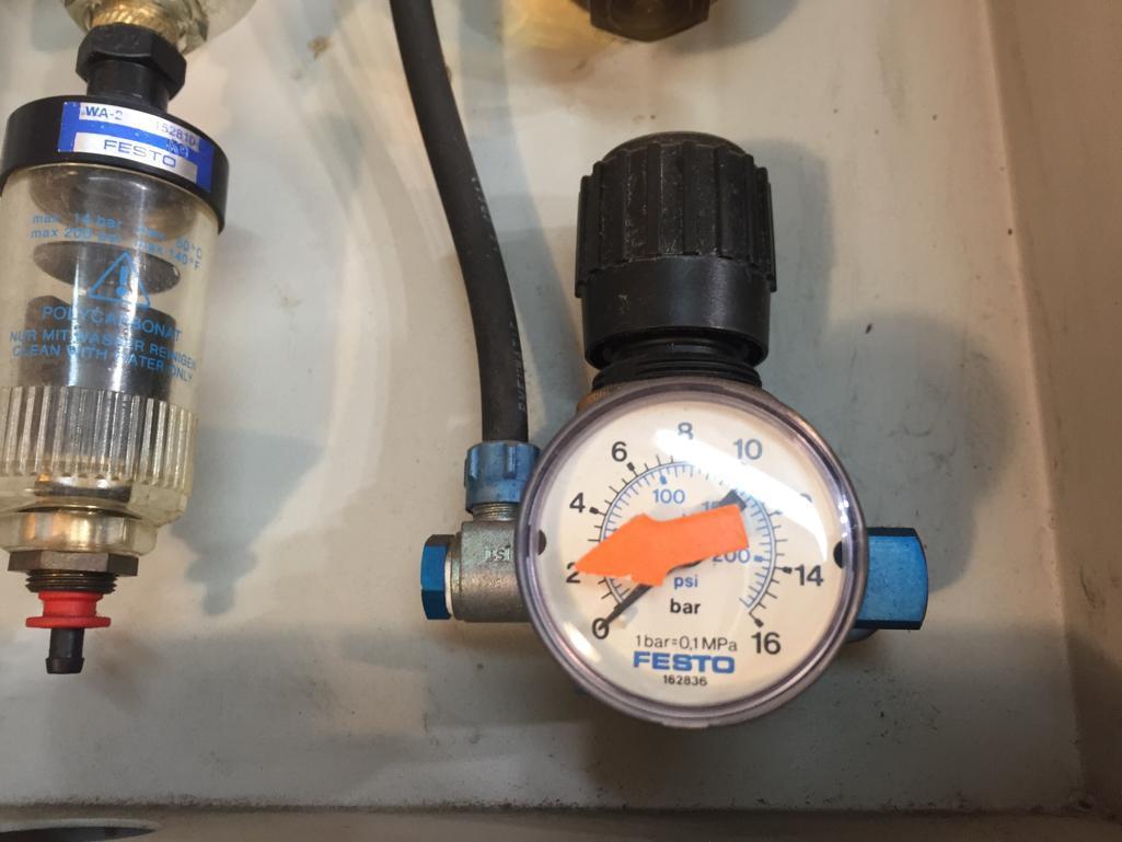 Custom Festo Hydraulic Filter / Pressure Control Panel