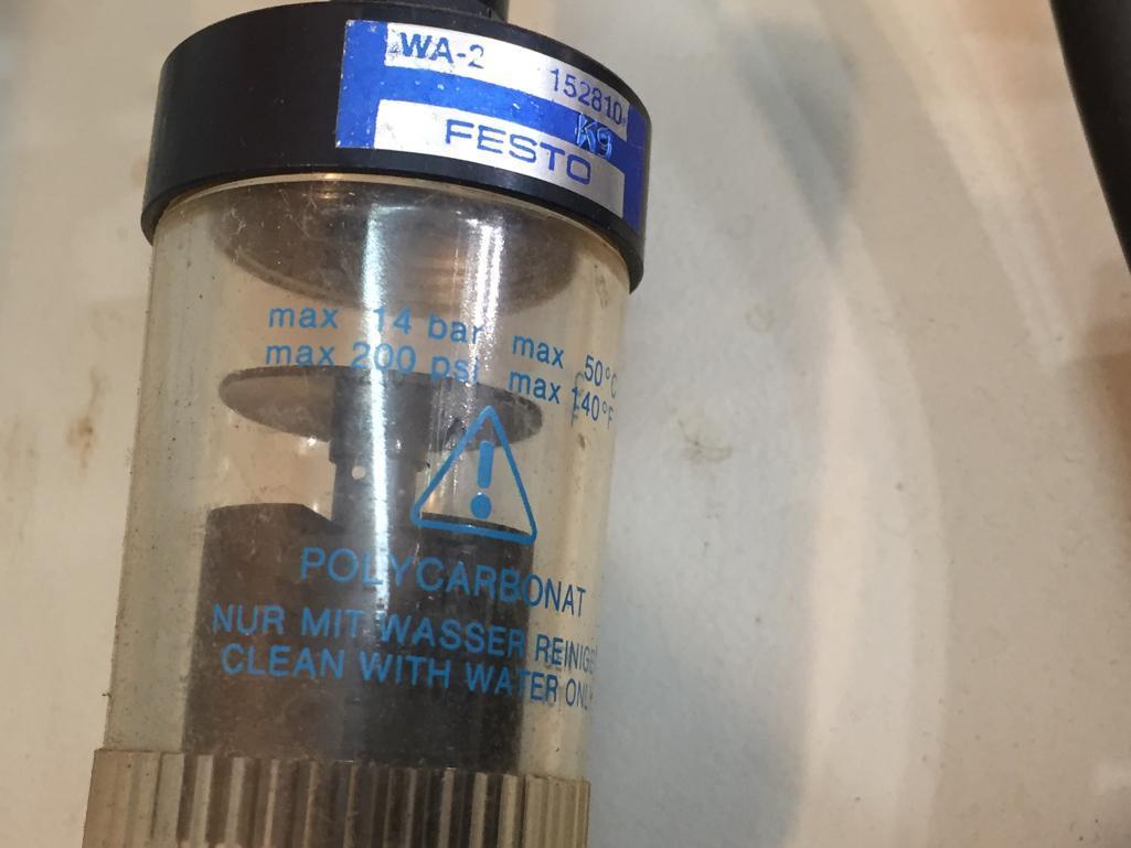 Custom Festo Hydraulic Filter / Pressure Control Panel
