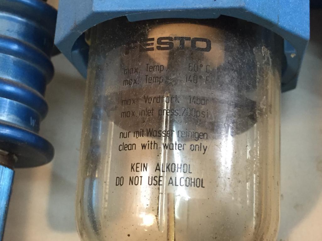 Custom Festo Hydraulic Filter / Pressure Control Panel