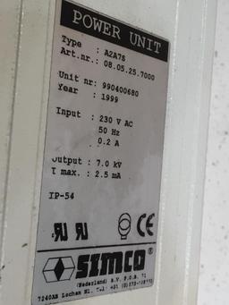 Simco A2A7S 7kV HV High Voltage Power Supply