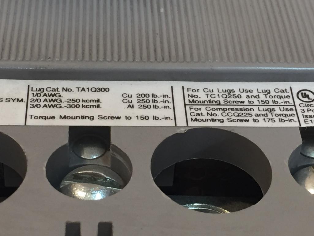 Siemens QJ23B150H 150Amp Three Pole 3P 240V Circuit Breakers - 2pcs