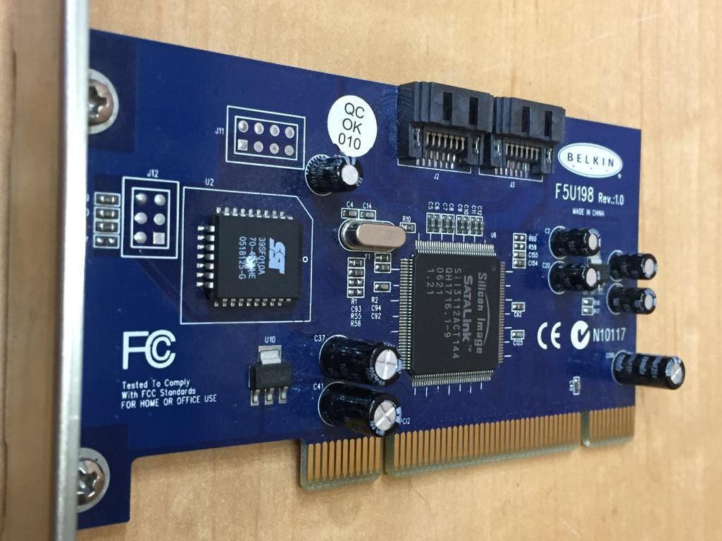 Belkin F5U198 SATA ATA PCI Card