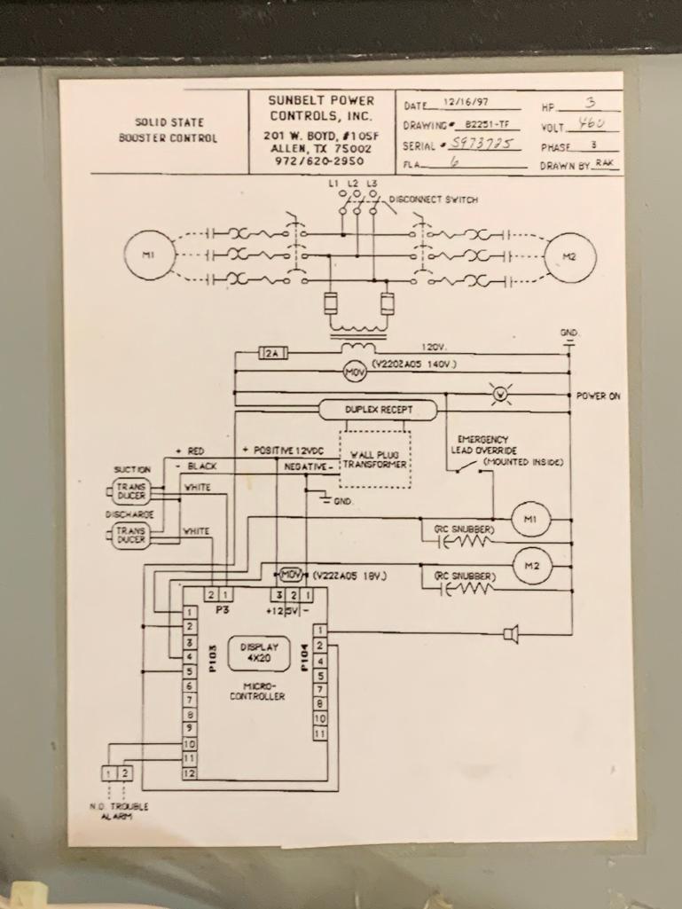 TigerFlow Control Panel for Booster System