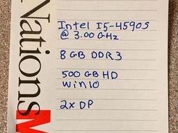 Dell Optiplex 9020 Intel i5-4590S 3.0GHz 8GB 500GB Win 10 SFF Desktop Computer