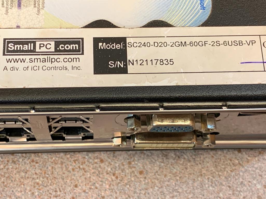 SmallPC Intel Core 2 Duo 2.0GHz 2GB 32GB & 60GB NO OS Rugged Industrial Computers - 2pcs