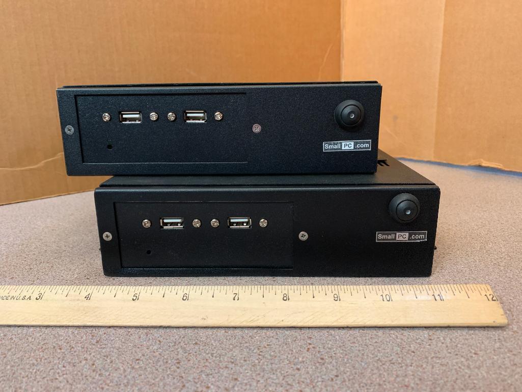SmallPC Intel Core 2 Duo 2.0GHz 2GB 32GB & 60GB NO OS Rugged Industrial Computers - 2pcs