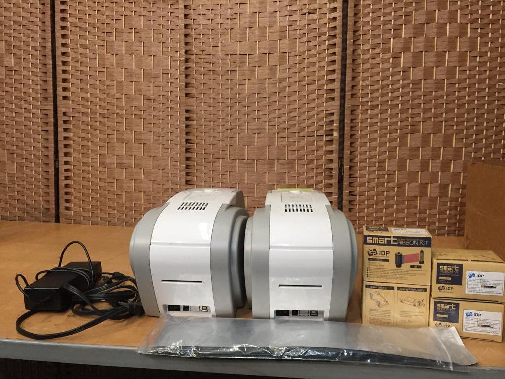 IDP Smart ID Card Printers with Ribbon Kits - 2 pcs