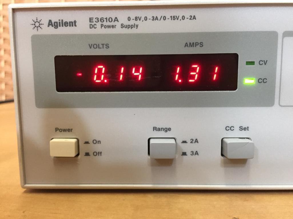 Agilent E3610A 30W 8V 3A & 15V 2A Variable Digital DC Power Supply