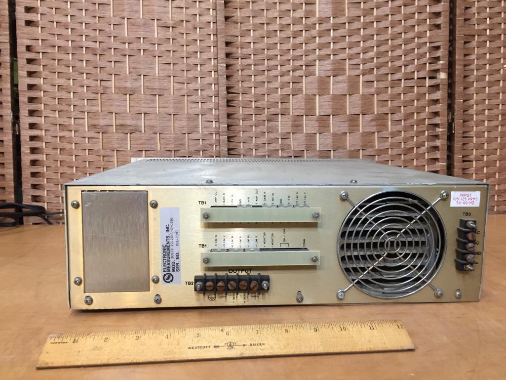 Electronic Measurements Inc. BOS/S Bipolar Operational Source / Sink Power Supply