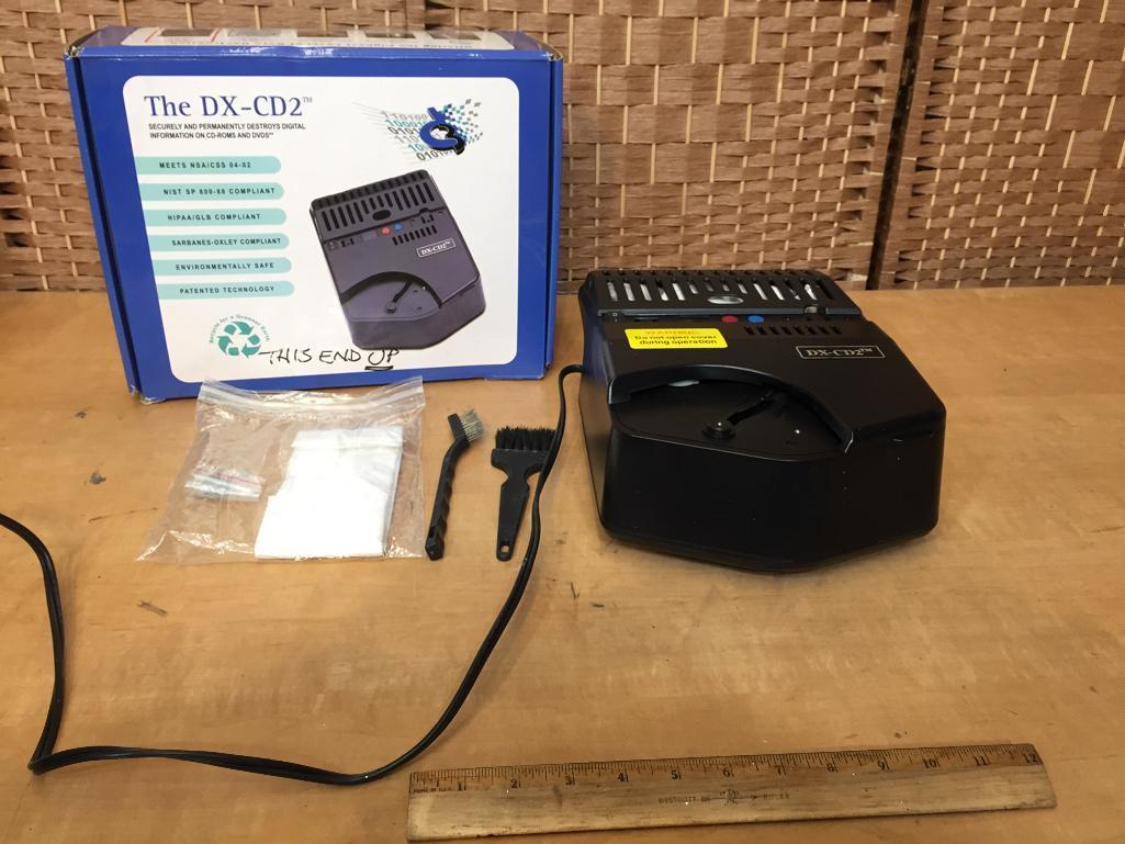 THE DX-CD2 Optical Disc Destruction Device