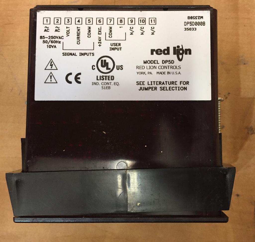 Red Lion DP5D Voltage / Current Panel Meter