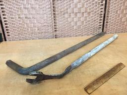 Huge L HEX Wrench & Open End Custom Wrench 19lbs - 2pcs