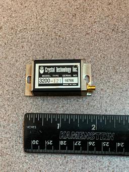 Crystal Technology 3200-121 Acusto-Optic Laser Modulator & 1200AF RF Driver