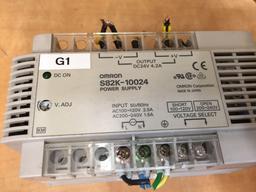 Omron R88D-UA12V AC Servo Drivers & Omron S82K-10024 24VDC Power Supply - 3pcs