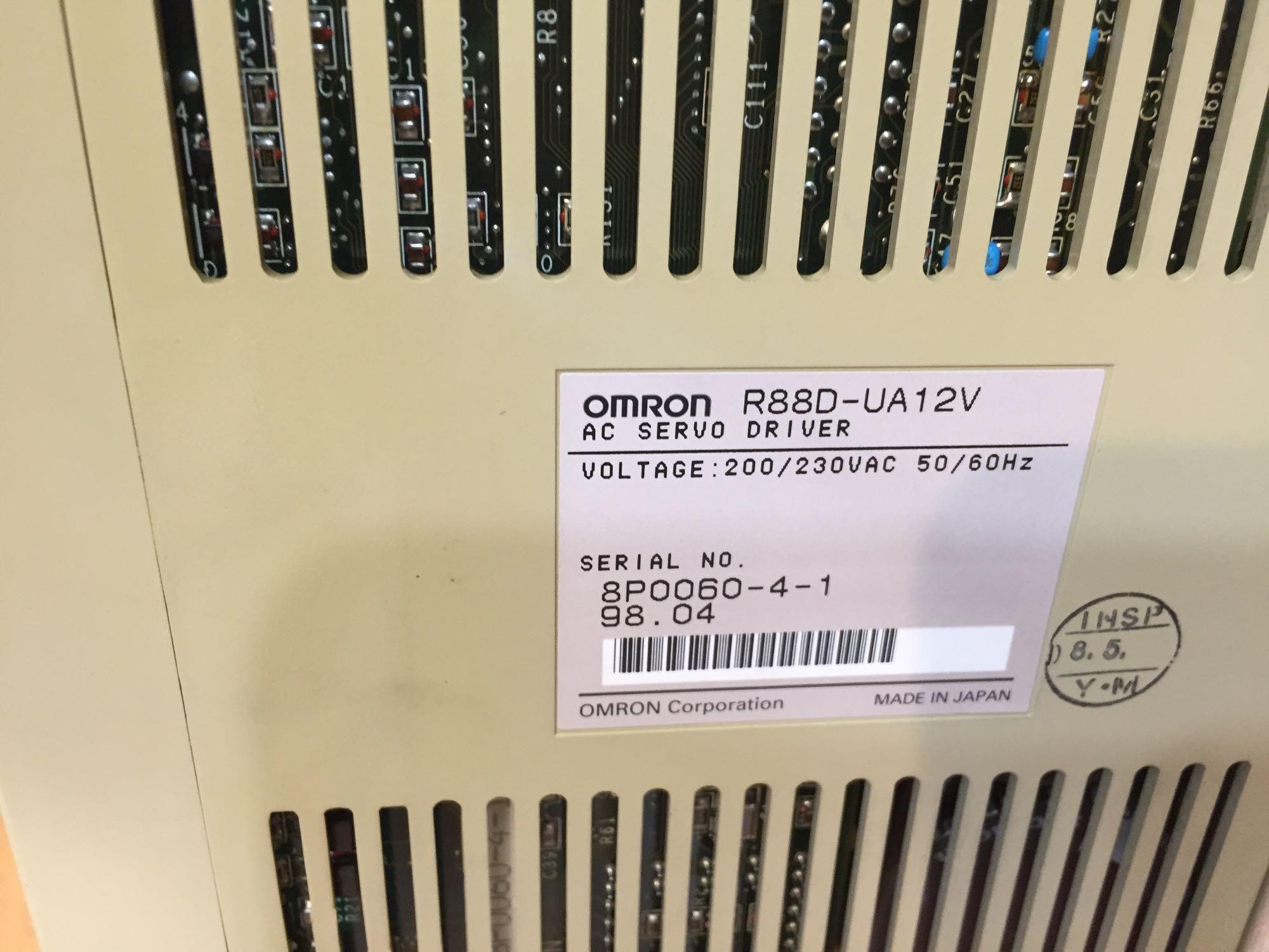 Omron R88D-UA12V AC Servo Drivers & Omron S82K-10024 24VDC Power Supply - 3pcs