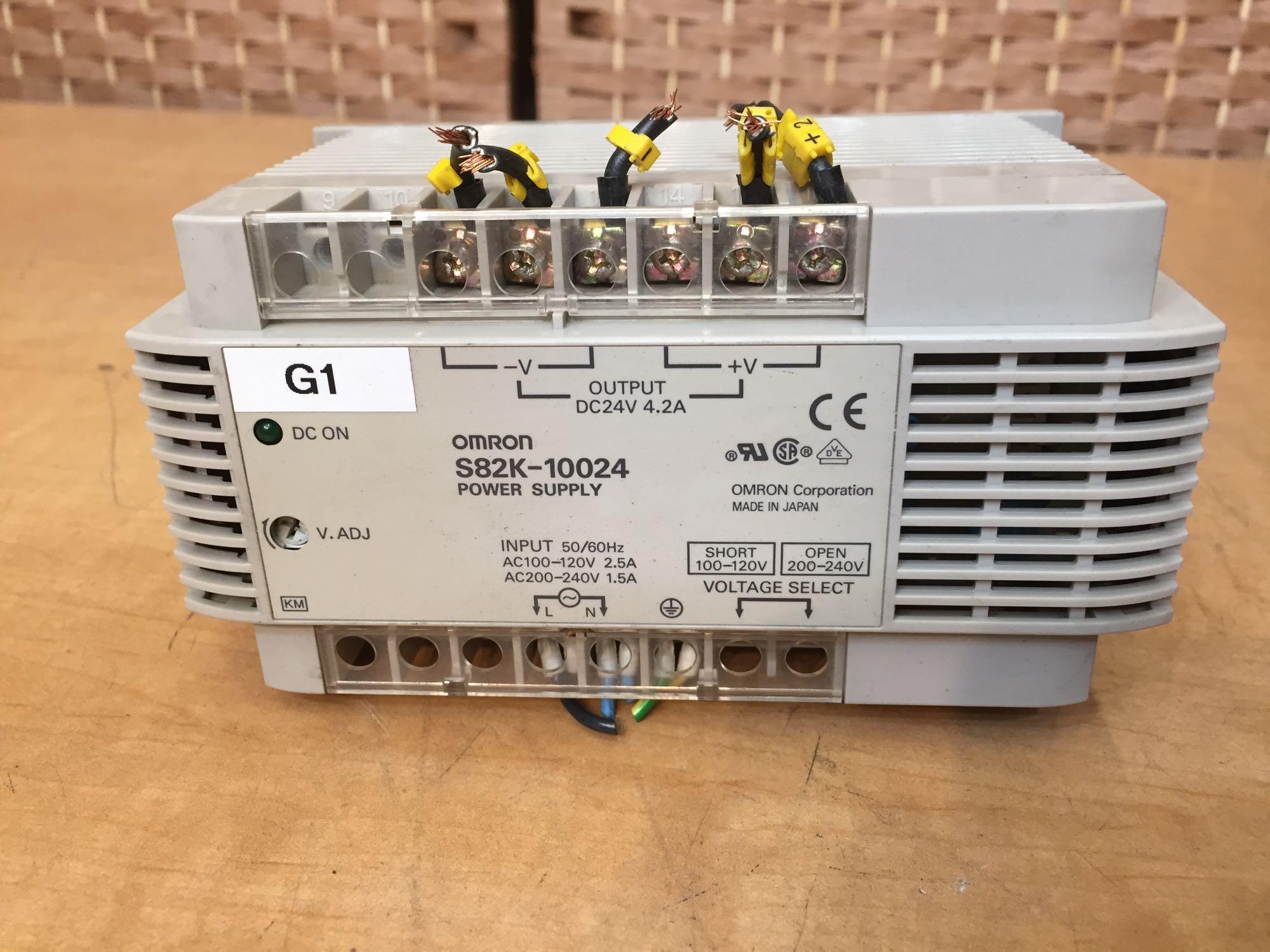 Omron R88D-UA12V AC Servo Drivers & Omron S82K-10024 24VDC Power Supply - 3pcs