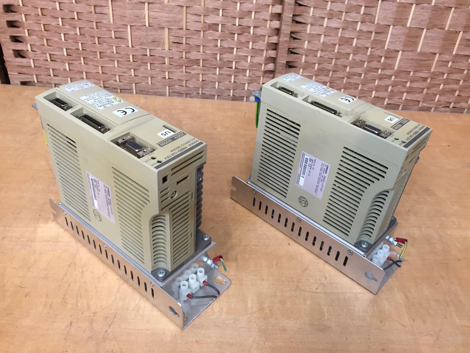 Omron R88D-UA12V AC Servo Drivers & Omron S82K-10024 24VDC Power Supply - 3pcs