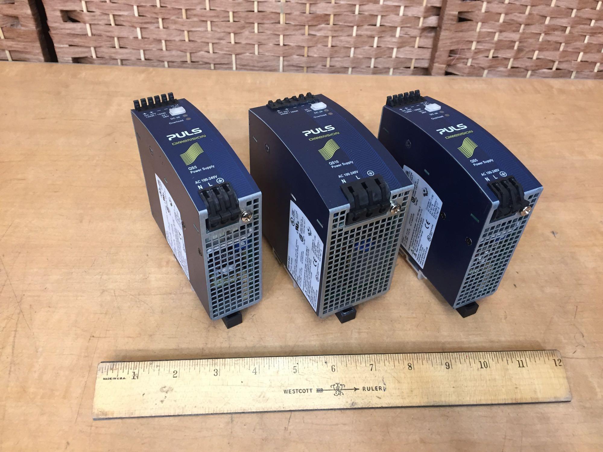 Plus Power QS5.241 / Q10.241 Din-Rail PLC Power Supplies 24-28VDC -3pcs