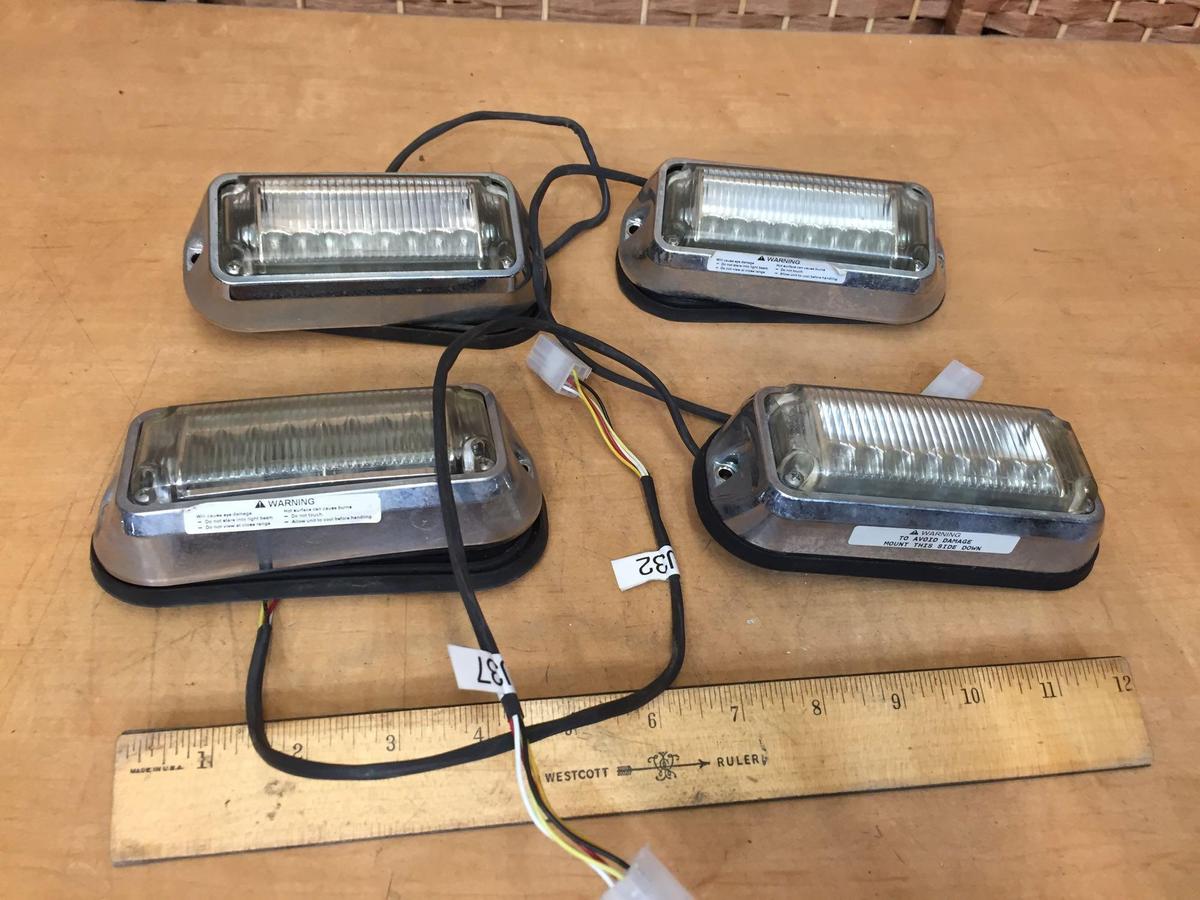 Federal Signal Viper EXT VPX800 Series A LED Emergency Lights - 4pcs