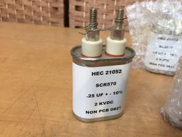 High Energy SCR570 High Voltage Oil Capacitors 0.25uF 2kVDC - 5pcs