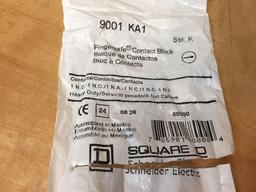 Square D 9001-KA1 Fingersafe Contact Blocks - 20+pcs NEW