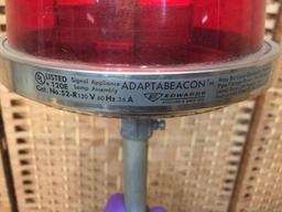 Edwards Adaptabeacon 52-R 120V Rotating Red Light