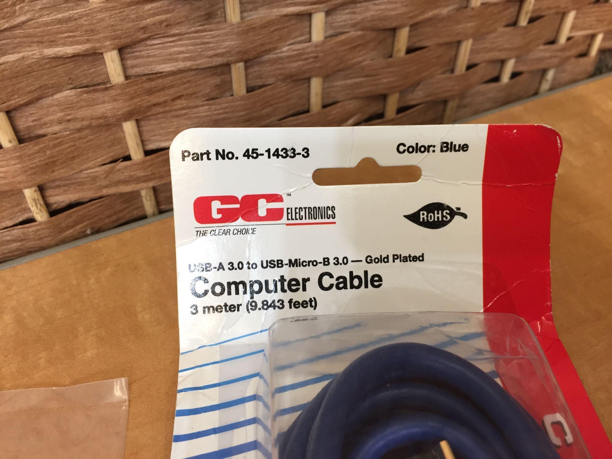 Assorted Cables / USB 3.0 / USB / 12V Car Cigarette Adapters