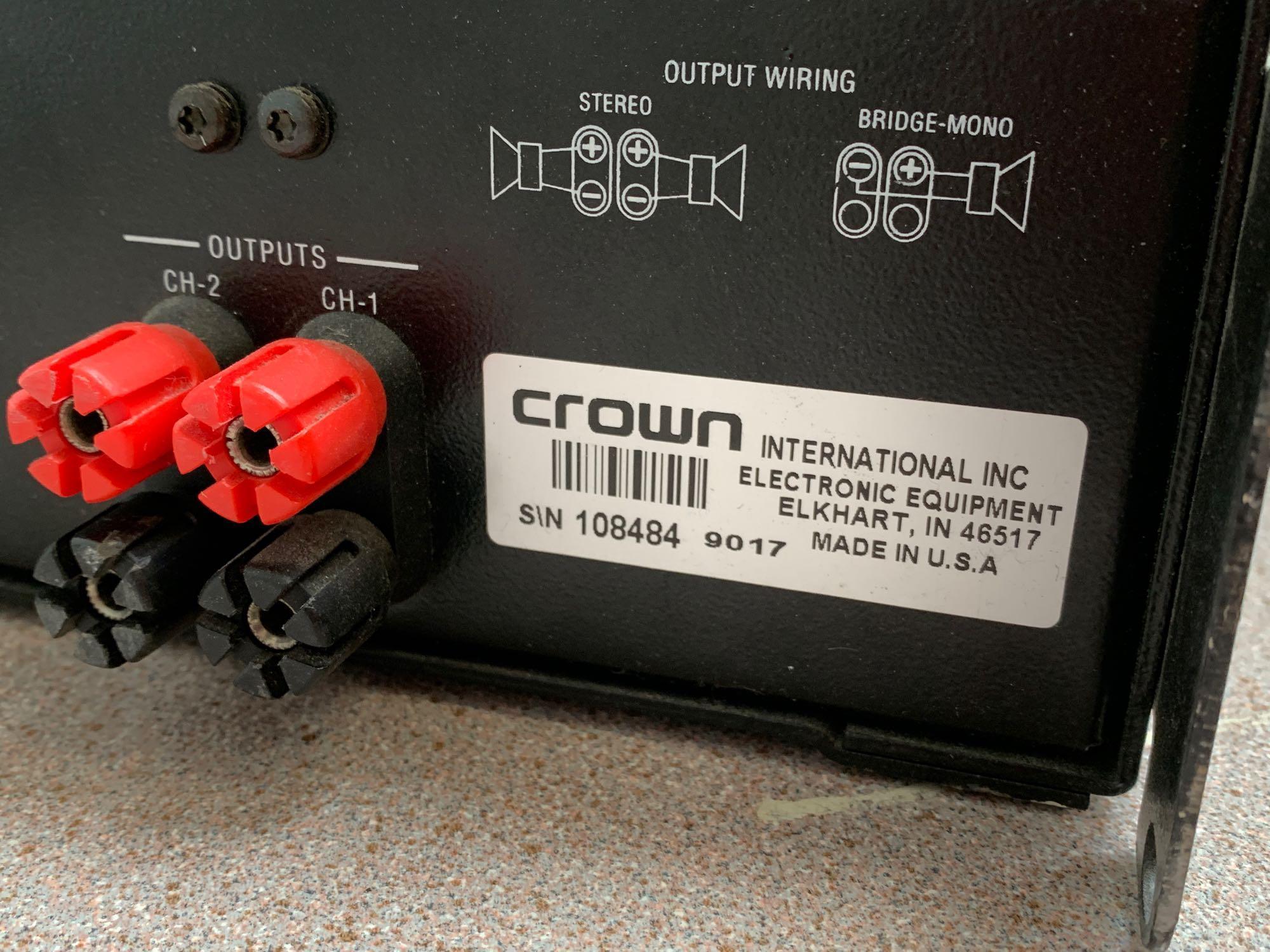 Crown K2 Balanced Current Amplifier / 2-Ch Audio Amplifier / Power Amp