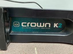 Crown K2 Balanced Current Amplifier / 2-Ch Audio Amplifier / Power Amp