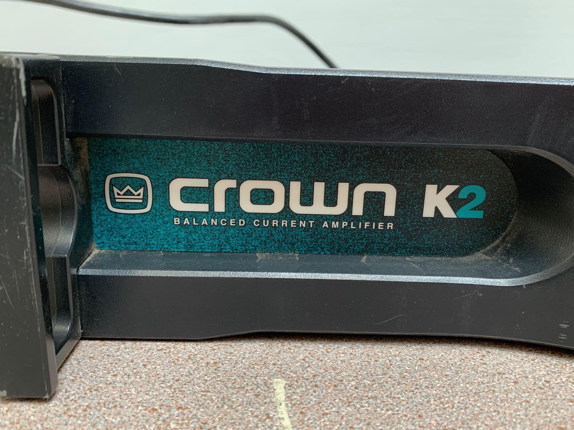 Crown K2 Balanced Current Amplifier / 2-Ch Audio Amplifier / Power Amp