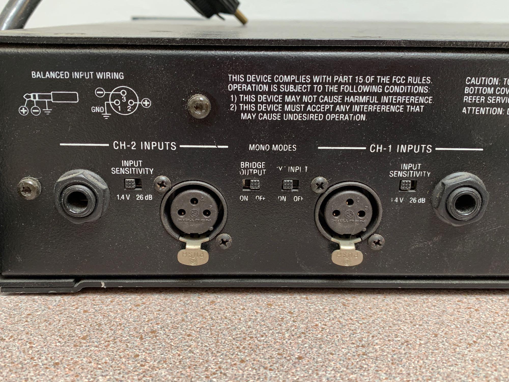 Crown K2 Balanced Current Amplifier / 2-Ch Audio Amplifier / Power Amp