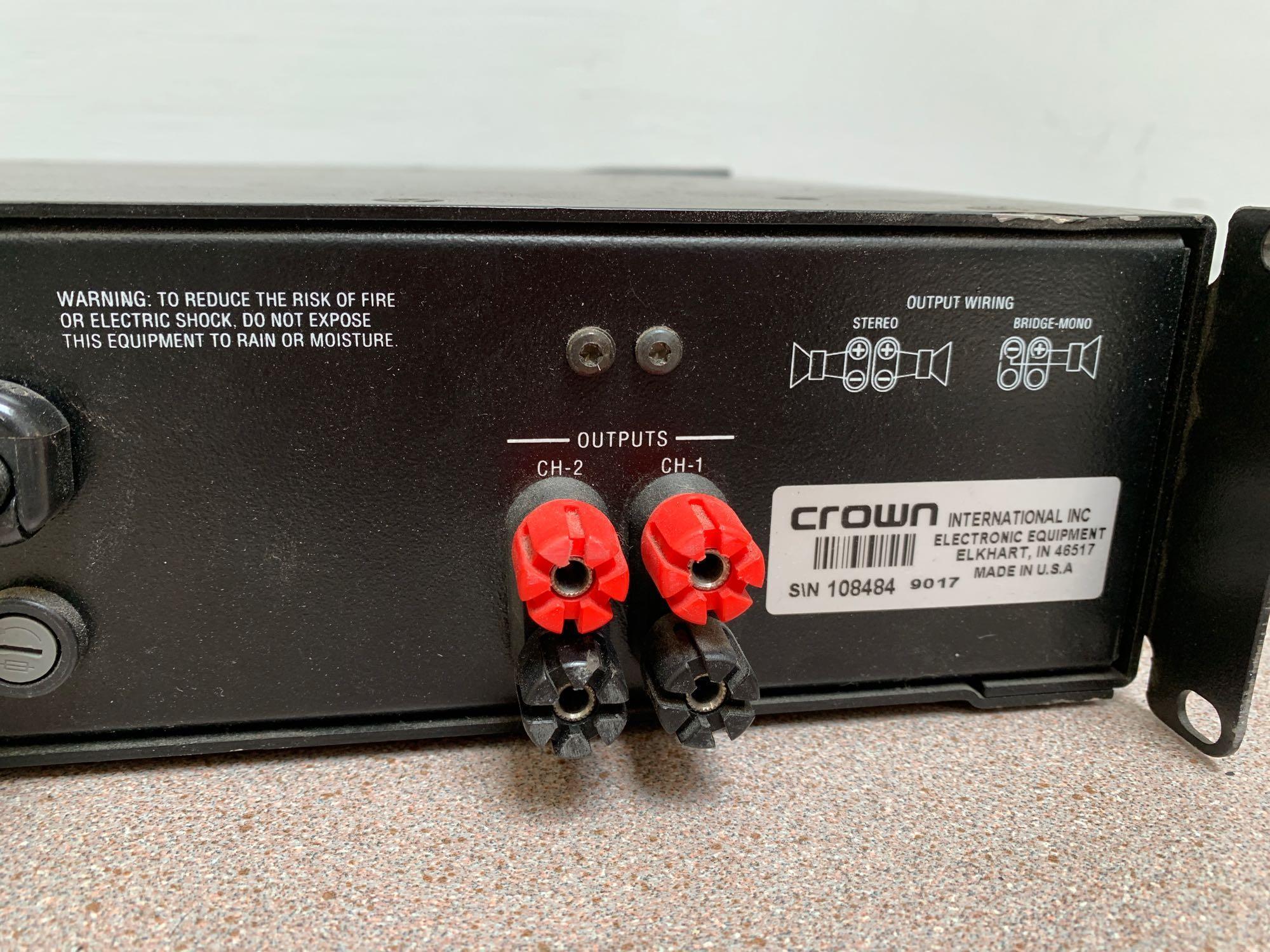 Crown K2 Balanced Current Amplifier / 2-Ch Audio Amplifier / Power Amp