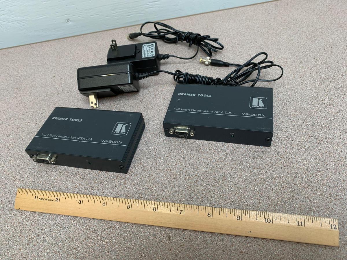 Kramer VP-200N High Resolution XGA Distribution Amplifier DA - 2pcs
