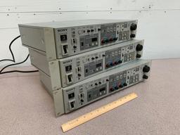 Sony CCU-D50 Digital Camera Control Unit - 3 pcs