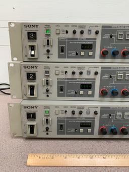 Sony CCU-D50 Digital Camera Control Unit - 3 pcs