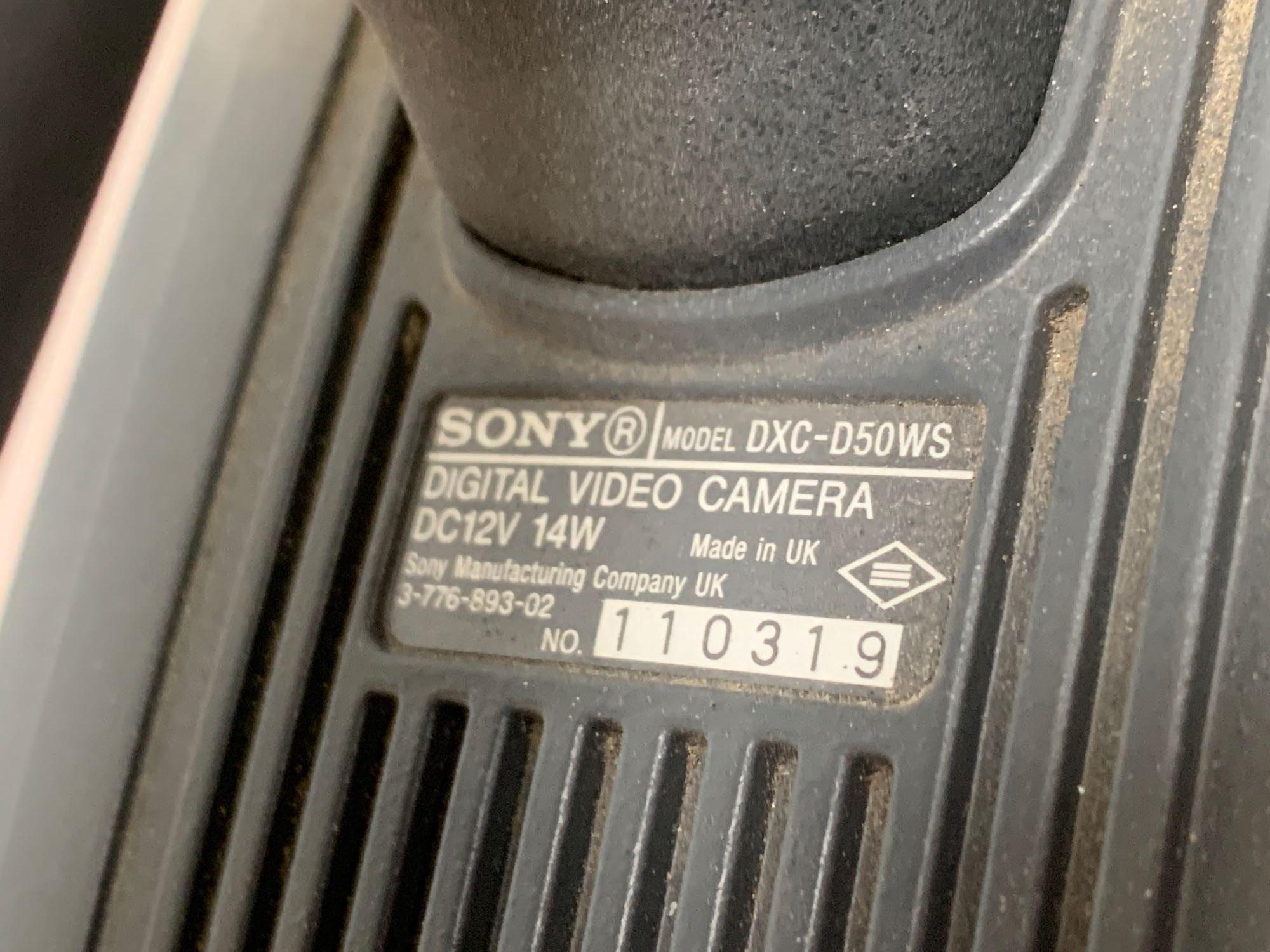 Sony DXC-D50WS Professional Digital Video Camera with CA-D50 Camera Adaptor - 2pcs