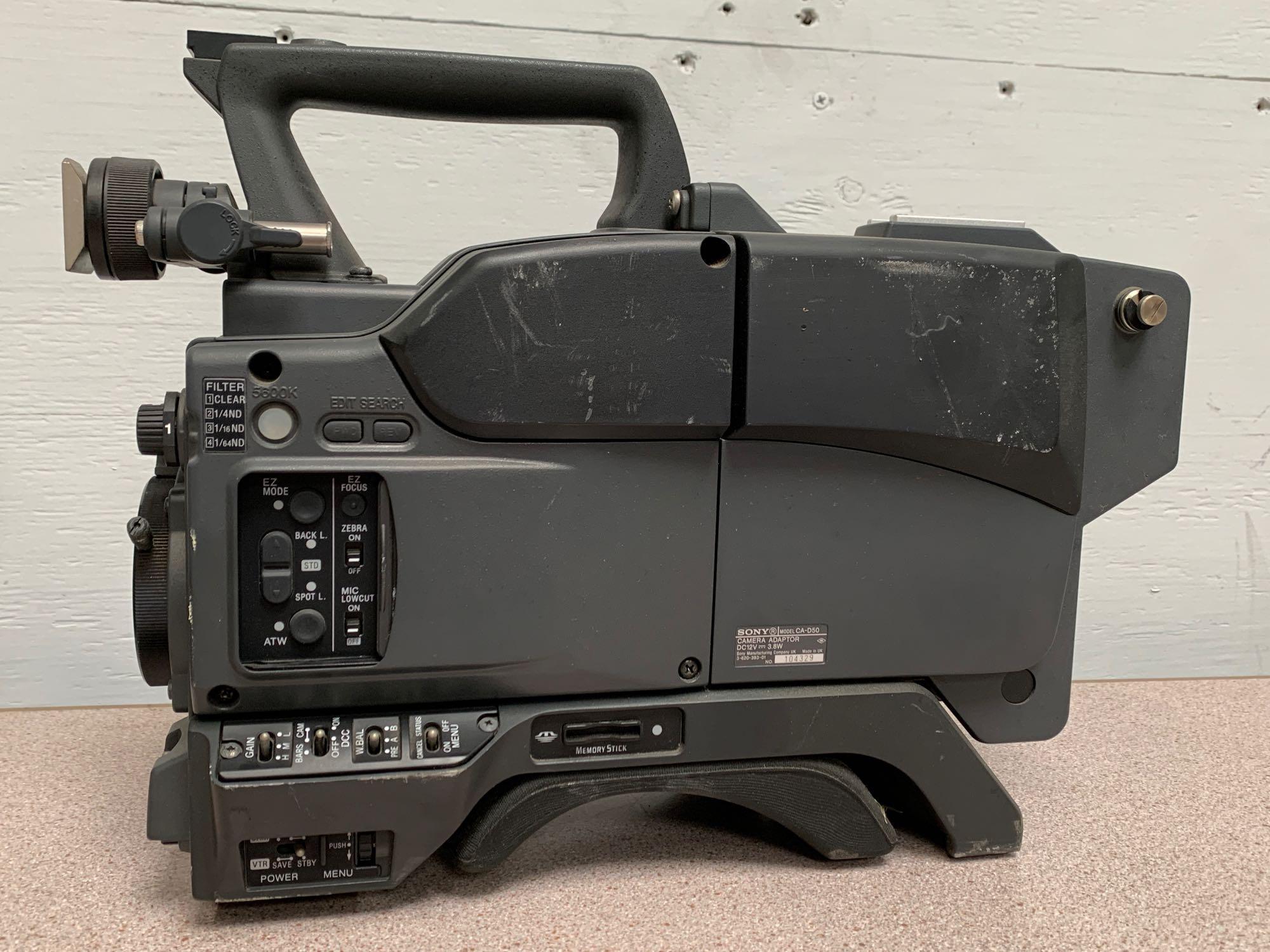 Sony DXC-D50WS Professional Digital Video Camera with CA-D50 Camera Adaptor - 2pcs