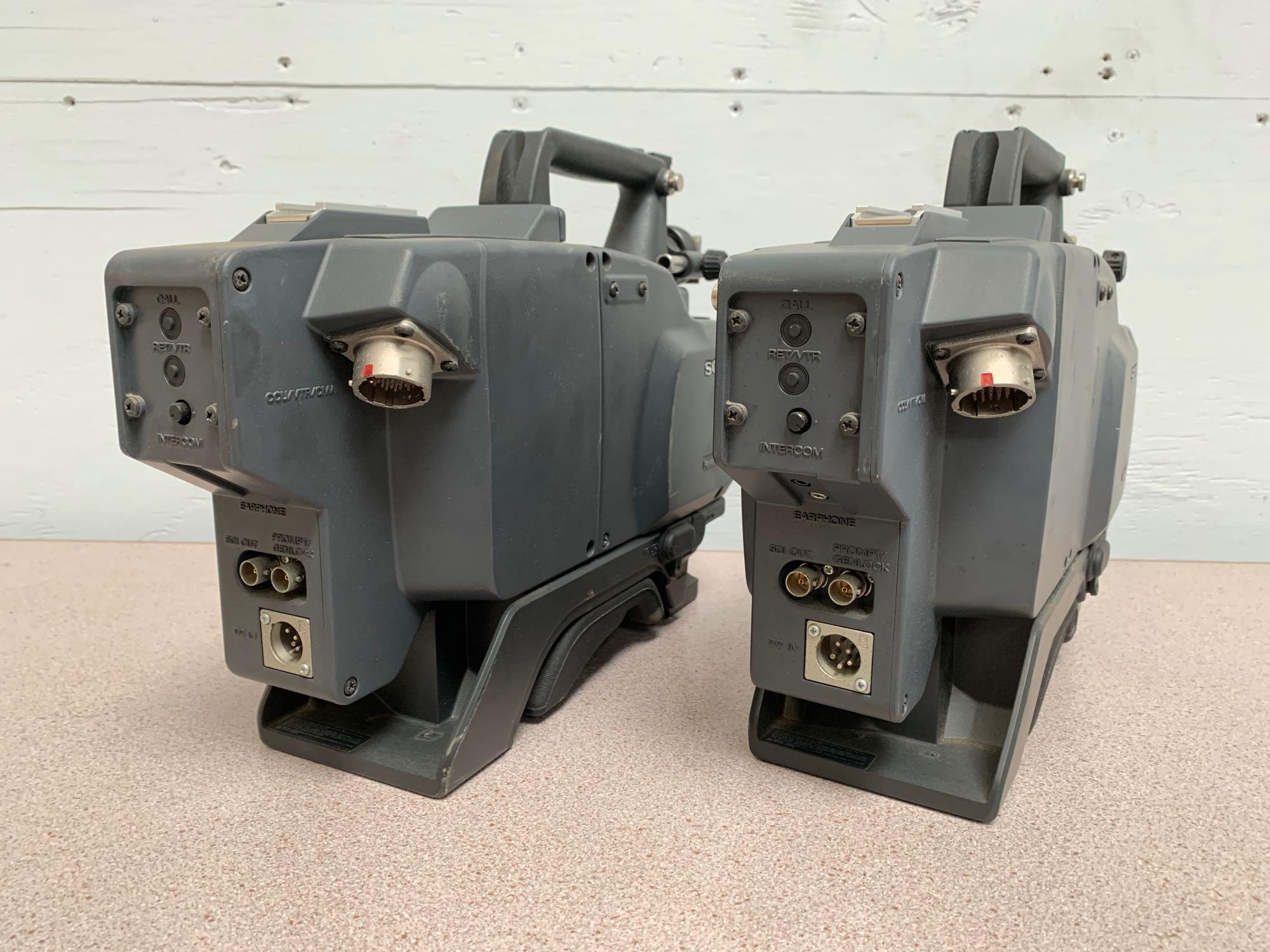 Sony DXC-D50WS Professional Digital Video Camera with CA-D50 Camera Adaptor - 2pcs