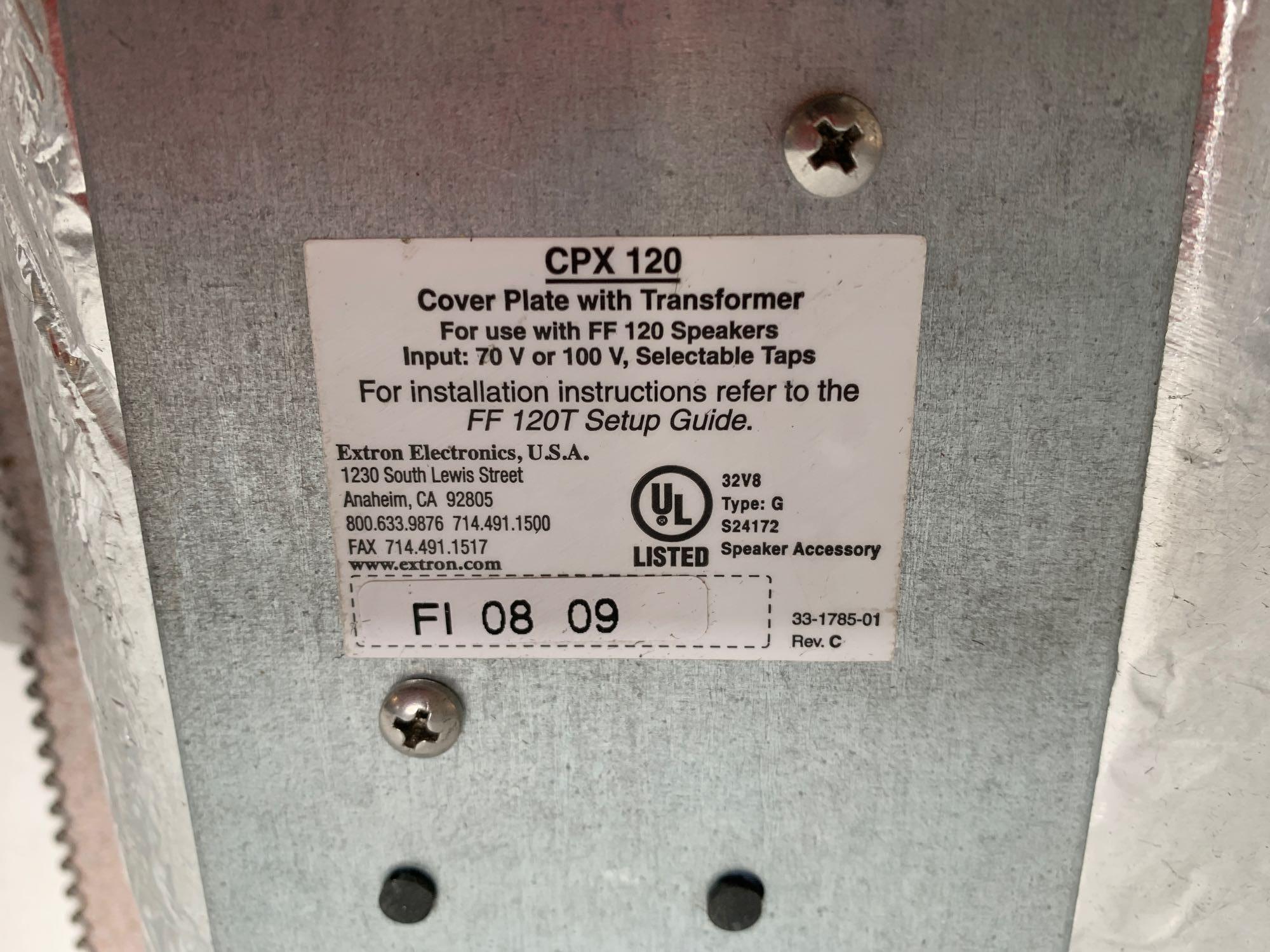 Extron FF-120 Flat Field Ceiling Speakers 8ohms - 8pcs