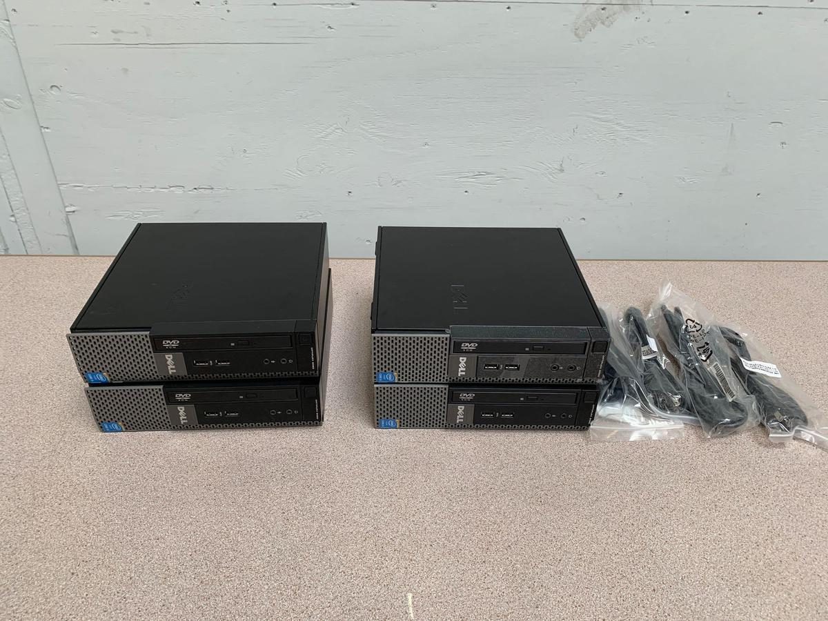 Dell Optiplex 9020 SFF Desktop Computers Intel i5-4590S 3.0GHz 8GB 320GB NO OS - 4 pcs