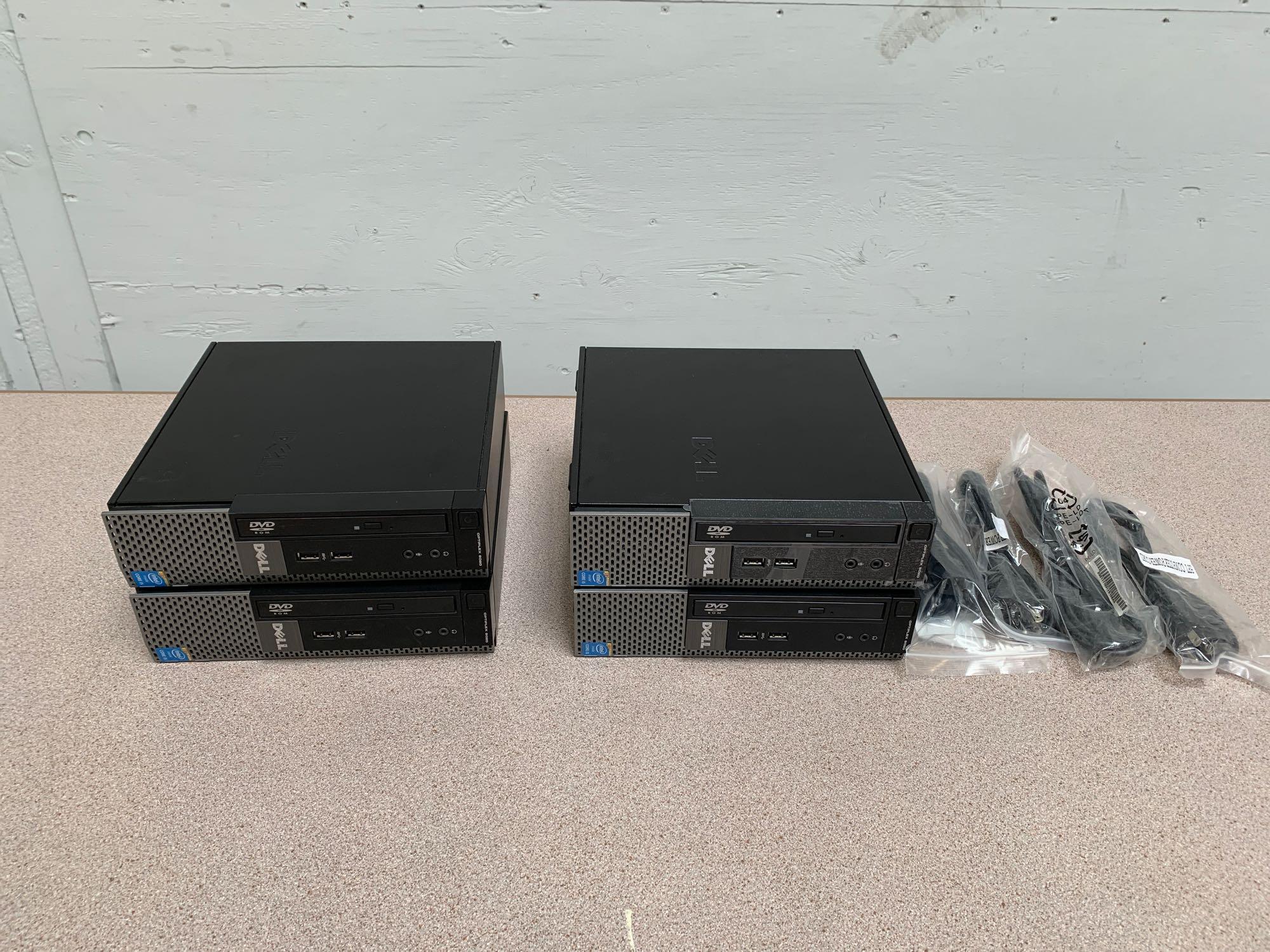 Dell Optiplex 9020 SFF Desktop Computers Intel i5-4590S 3.0GHz 8GB 320GB NO OS - 4 pcs
