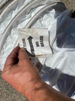 Pallet of PVC Flexible Duct Tubing Ventilation - 20" Diameter x 25ft Length - 12+pcs