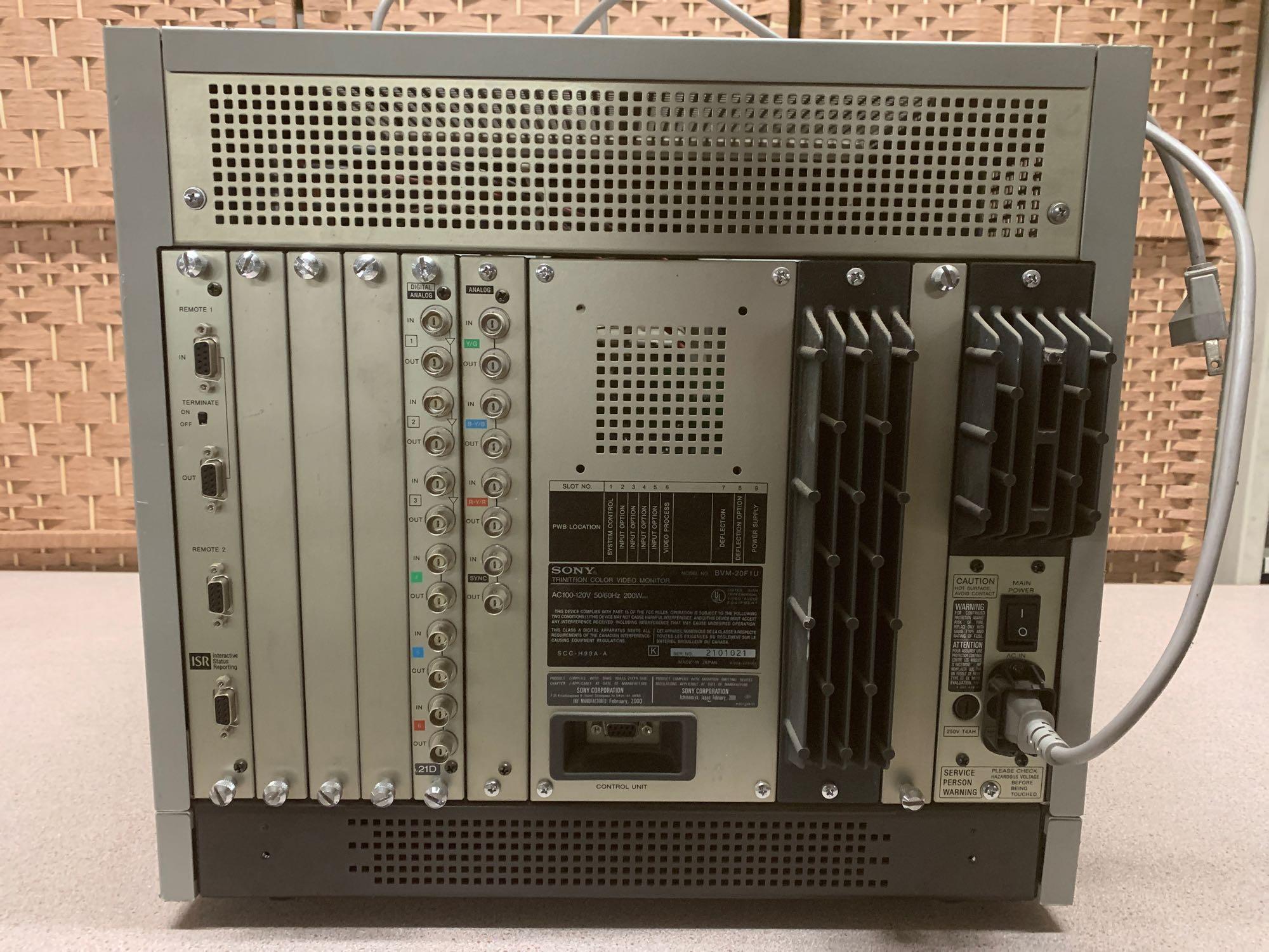Sony BVM-20F1U Color Video Monitor