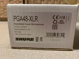 Shure PGA48-XLR Cardioid Dynamic Vocal Wired MIcrophone 15ft