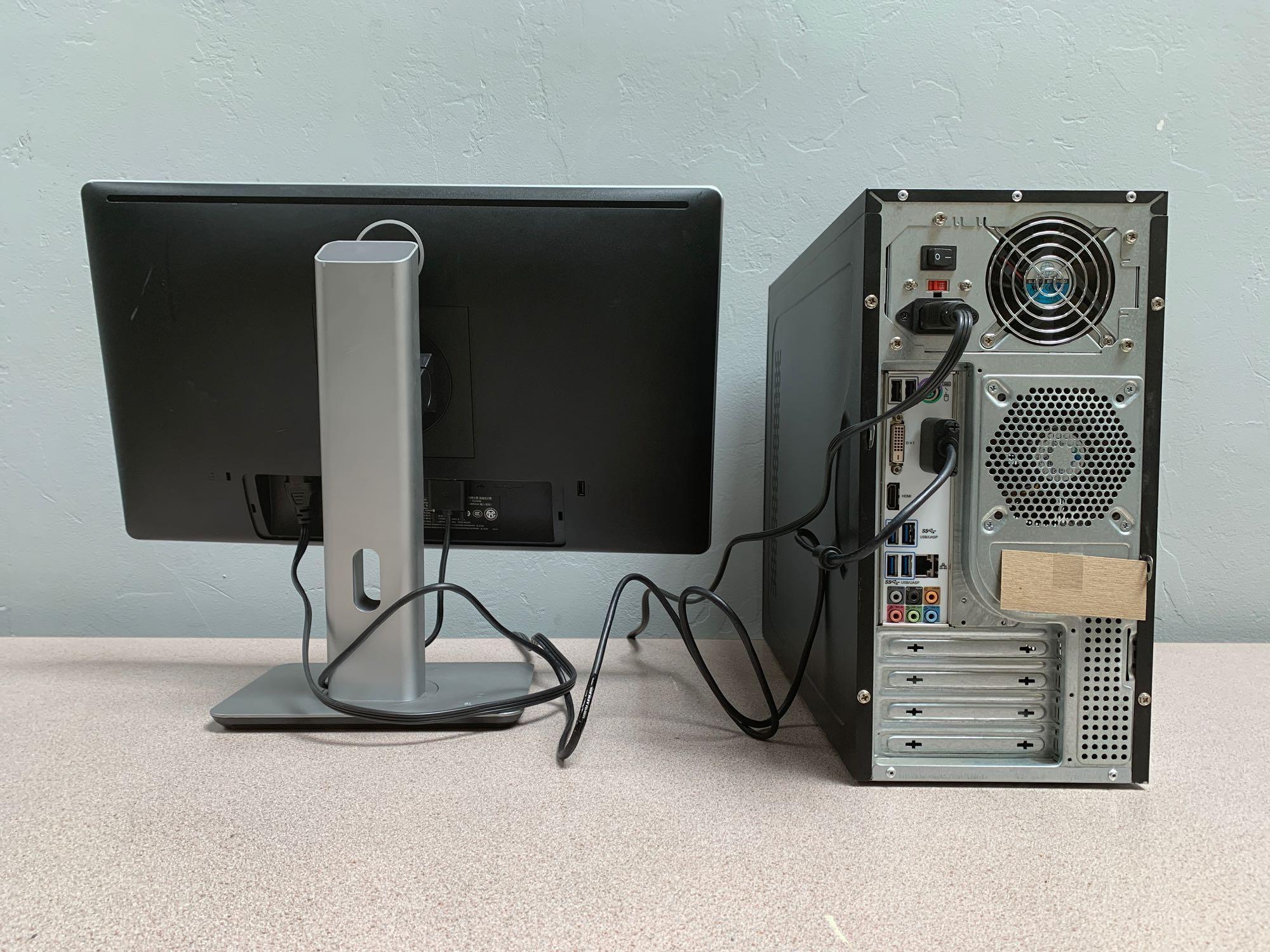 Custom PC 22in LCD Intel i5-4440 3.10GHz 8GB 1TB Win 10 Pro Desktop Computer