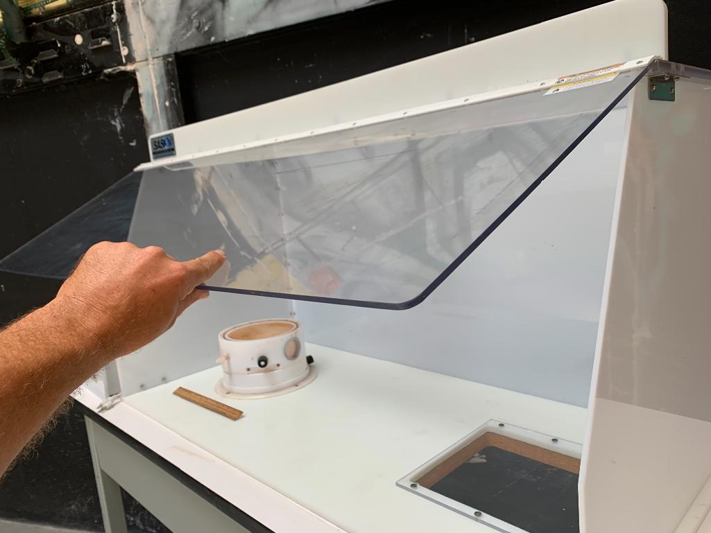SAS Sentry Air Systems Fume Hood w/ Laurell Spin Coater
