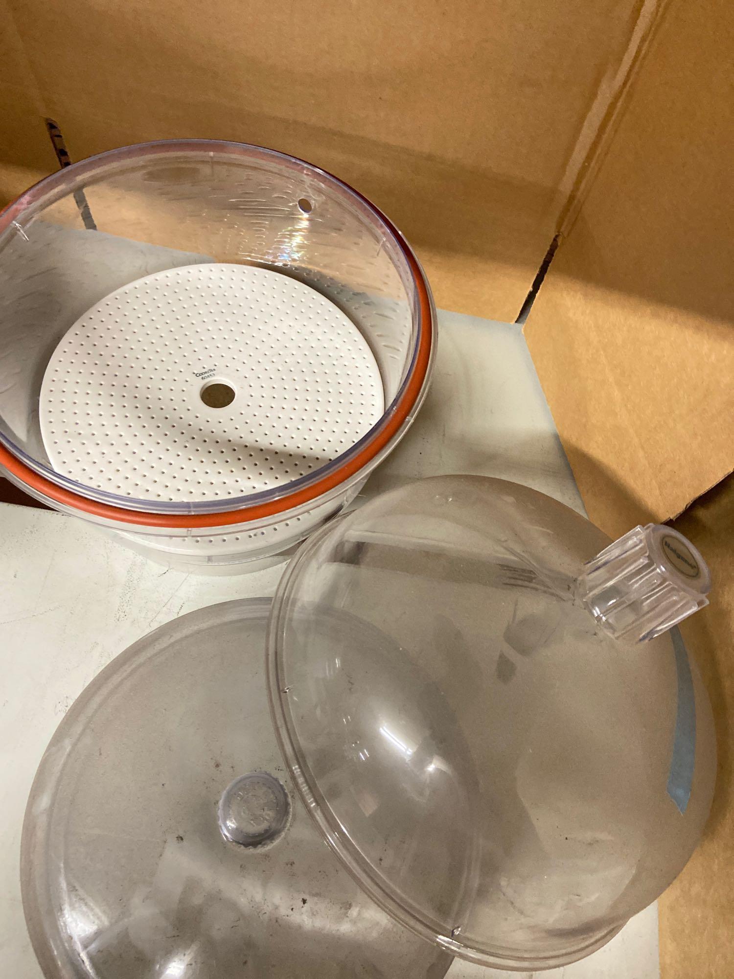 Plastic Laboratory Desiccators - 3pcs