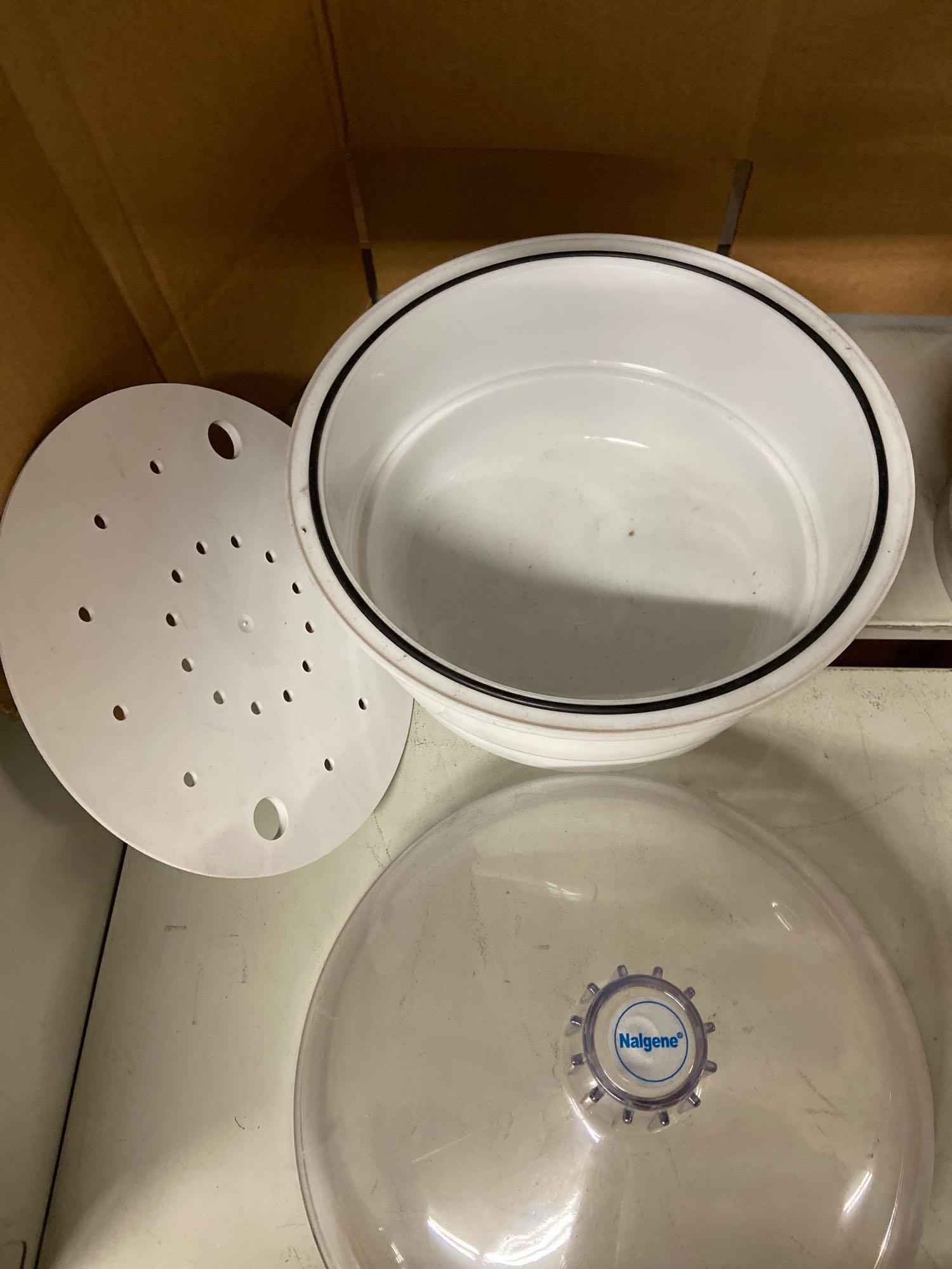 Plastic Laboratory Desiccators - 3pcs