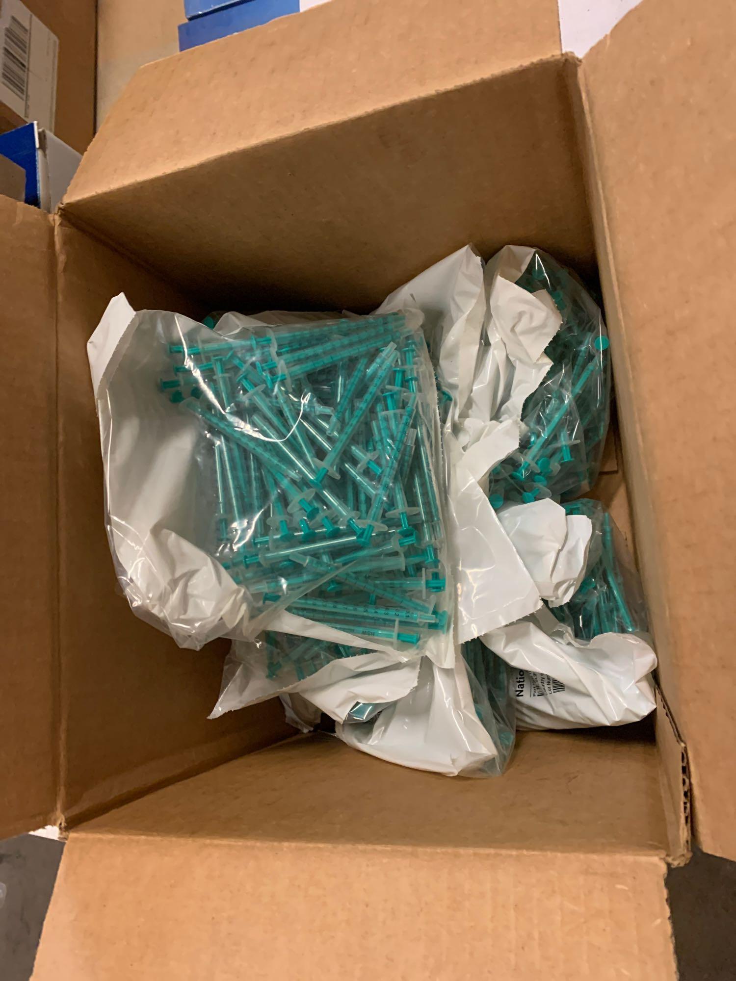 Mixed Pallet of New Laboratory Consumables Plastic Vials Tubes Tips Trays Syringes Pipets Stericups