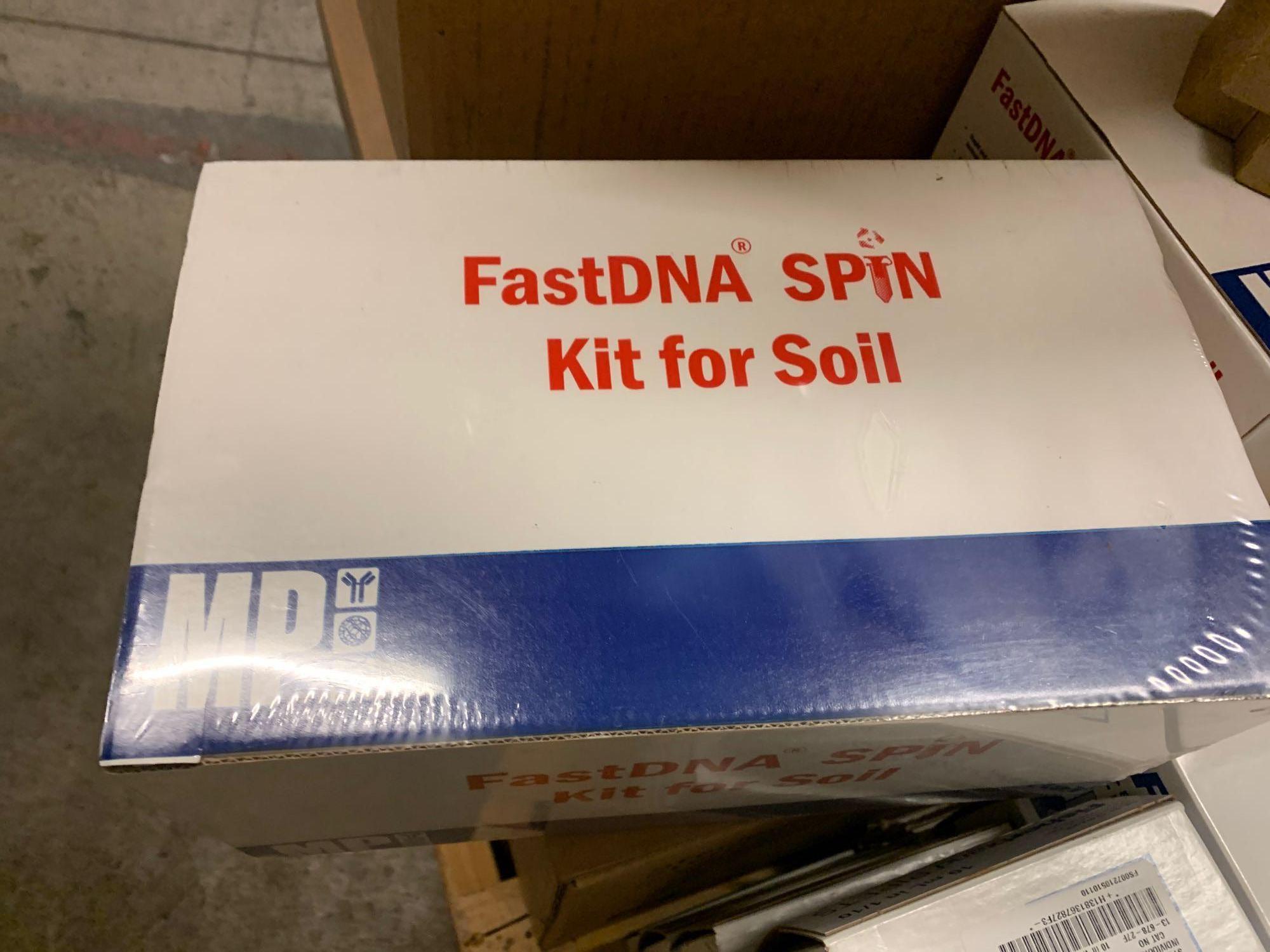 Mixed Pallet of New Laboratory Consumables Plastic Vials Tubes Tips Trays Syringes Pipets Stericups